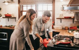 Planning 2024 with The Wise Team | Couple Putting Le Creuset Pot In Oven